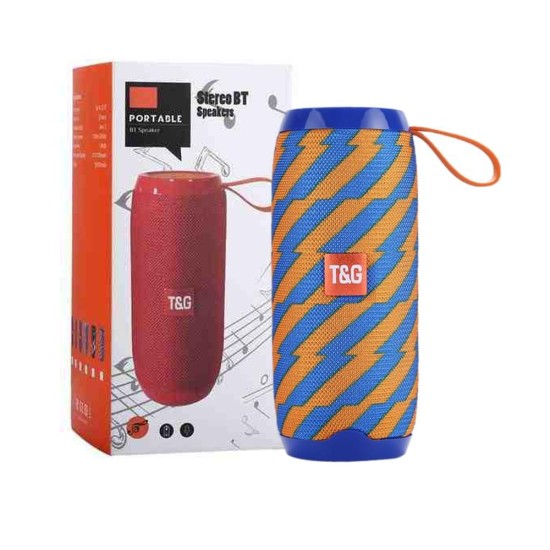 T&G Portable Bluetooth Speaker TG-106 Hands-Free Calls/TF/AUX/FM Orange Blue T&G Portable Bluetooth Speaker TG-106 Hands-Free Calls/TF/AUX/FM Orange Blue